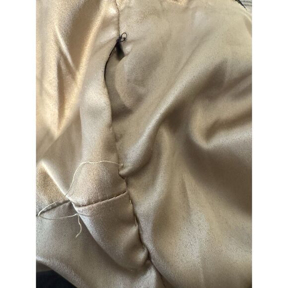 Parker Woman’s Guayana Sleeveless V Neck Cocktail Dress Bronze Sz 6 Y2K Revolve - Picture 10 of 10